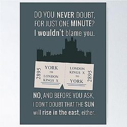 Blue Downton Abbey Poster
