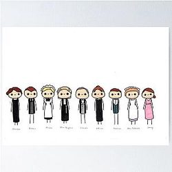 Downton Abbey Downstairs Poster