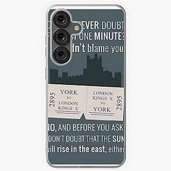Blue Downton Abbey Samsung Galaxy Soft Case