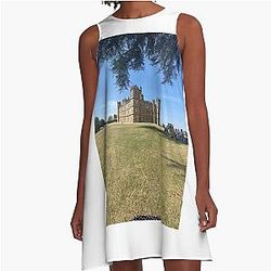 Highclere Castle Downton Abbey dress