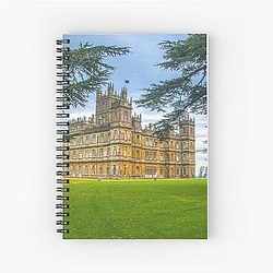 Downton Abbey Highclere Castle Spiral Notebook