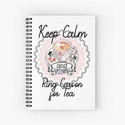 Downton Abbey Carson Tea Notebook