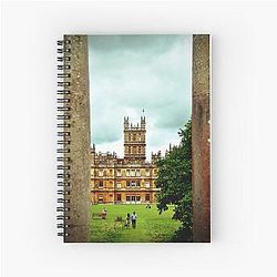Highclere Castle Downton Abbey England Spiral Notebook