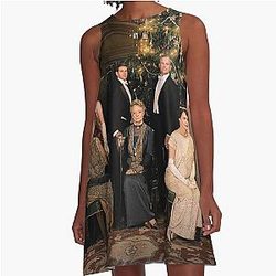 Downton Abbey Cast A-Line Dress