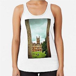 Highclere Castle Downton Abbey England UK Racerback Tank