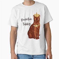 Downton Abbey Tabby Cat Classic T-Shirt