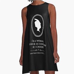 Downton Abbey Contrary A-Line Dress