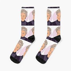 Downton Abbey Portrait Socks