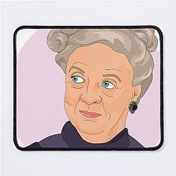 Downton Abbey Violet Portrait Mouse Pad