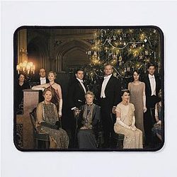Downton Abbey Cast Painting Mouse Pad