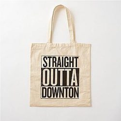 Straight Out of Downton Abbey Cotton Tote Bag