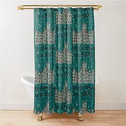 Downton Abbey Castle Shower Curtain