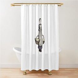 Downton Abbey Sticker Shower Curtain