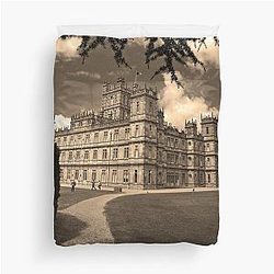 Highclere Castle Downton Abbey England UK Duvet Cover