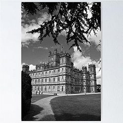 Highclere Castle Downton Abbey England Poster