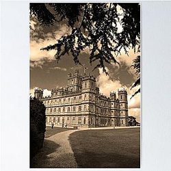 Highclere Castle and Downton Abbey in England UK