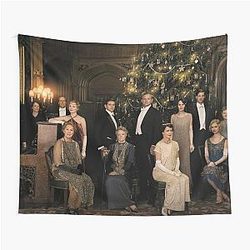 Downton Abbey Cast Poster Tapestry