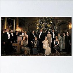 Downton Abbey Cast Painting