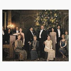 Downton Abbey Cast Painting Jigsaw Puzzle