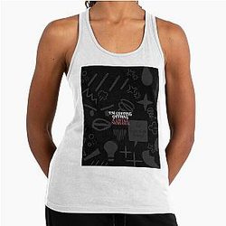DPR IAN - Nerves - I'm getting a little nervous Graphic Racerback Tank Top