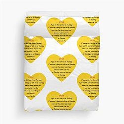 DPR Ian Hoodie Duvet Cover