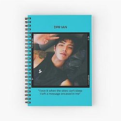 DPR Ian Custom Unisex Gift For K-Pop Fans Cute Korean Fandom Gift Ideas Spiral Notebook