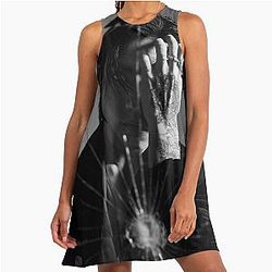 DPR IAN black and white beautiful poster kpop dream perfect A-Line Dress