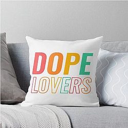 Dope Lovers Throw Pillow