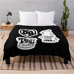 Drain gang sticker pack Throw Blanket