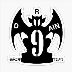 Bladee Drain Gang Drain Dream Team merch Sticker