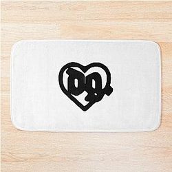 drain gang love bath mat