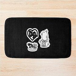 Drain gang sticker pack Bath Mat