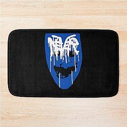 Bladee Drain Gang Never Shield Gang logo Bath Mat