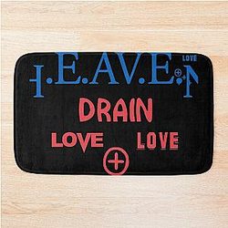Bladee D9 Love logo Bath Mat