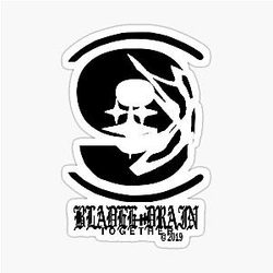Bladee Drain Gang Bladee+DrainTogether Logo Sticker