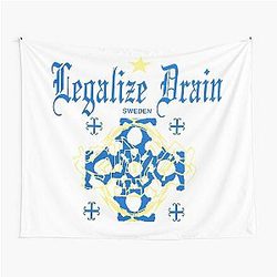 Bladee Drain Gang Legalize Sweden Tapestry