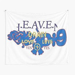 Bladee Drain Gang D9 Glory Bells Love Logo Tapestry