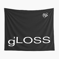 Ecco2k Drain Gang Loss logo Tapestry