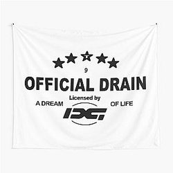 Bladee Drain Gang Official Drain logo Tapestry