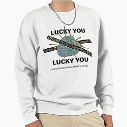 Bladee Drain Gang Lucky You Strawberry Pullover Sweatshirt