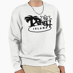 Bladee Drain Gang Trash Island Pullover Sweatshirt