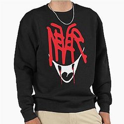 Bladee Drain Gang Never logo Pullover Sweatshirt