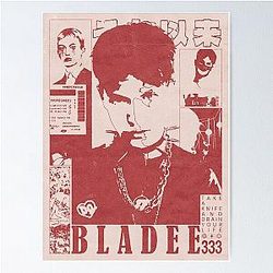 Bladee Poster Drain Gang Pusher sampling