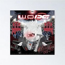Bladee Drain Gang Working On Dying WODG Poster