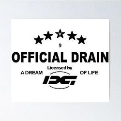 Bladee Drain Gang Official Drain logo Poster