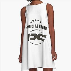Official Drain Gang A Line Dress