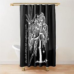 Ecco2k Drain Gang Allegarten Tree logo Shower Curtain