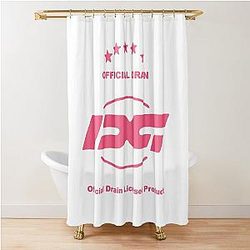 Drain Gang Sticker Pack Shower Curtain