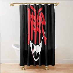 Bladee Drain Gang Shield Gang Never logo Shower Curtain