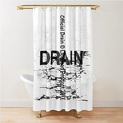 Drain Gang Logo merch Shower Curtain 

becomes: 

Drain Gang Logo Merch Shower Curtain